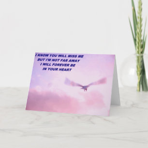 Sympathy, I'll  Miss You_ Card