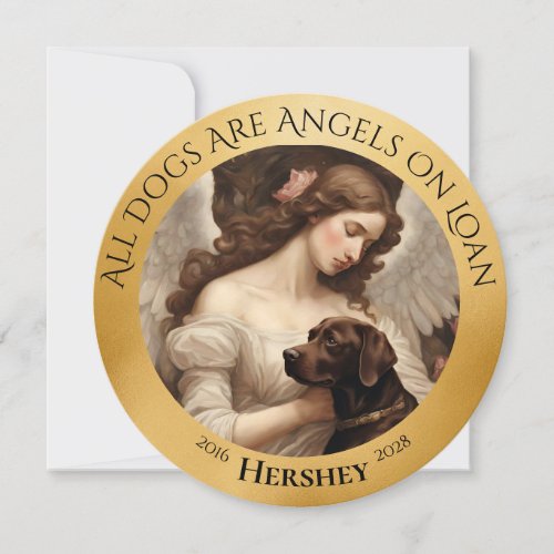 Sympathy Loss of Your Chocolate lab Personalized