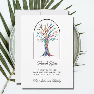 Sympathy Memorial Thank You Photo Card