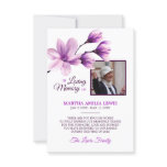 Sympathy Memory Floral Lavender THANK YOU | PHOTO Sympathy Memory Floral Lavender THANK YOU | PHOTO