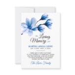 Sympathy Memory Flower Blue Magnolia THANK YOU Sympathy Memory Flower Blue Magnolia THANK YOU