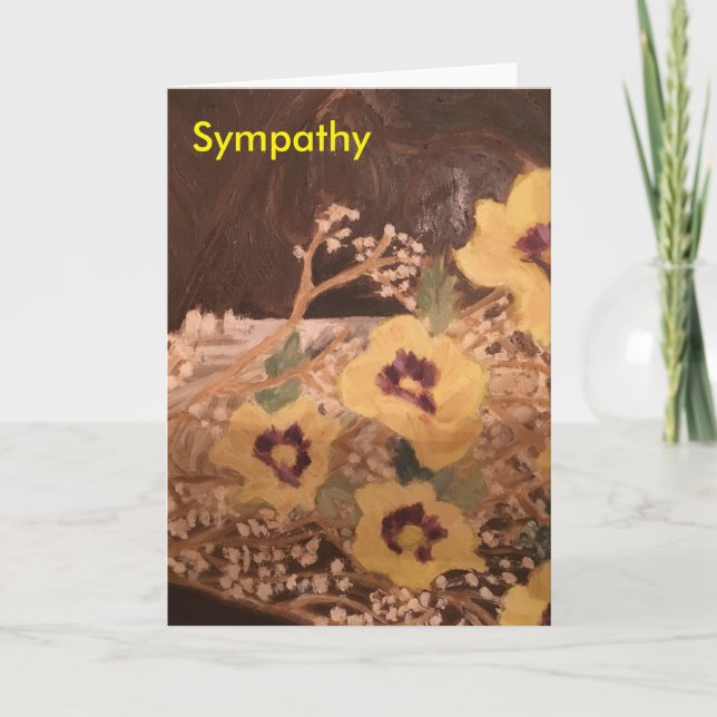 Sympathy Memory Internal greeting Card (Front)
