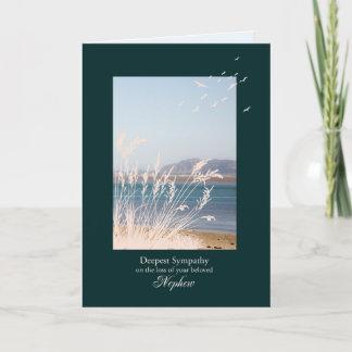 Sympathy on Loss of Nephew, Grasses Card