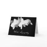 Sympathy or Condolence Card — Orchids Sympathy or Condolence Card — Orchids