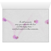 sympathy orchids and butterfly with candle (Inside Horizontal (Bottom))