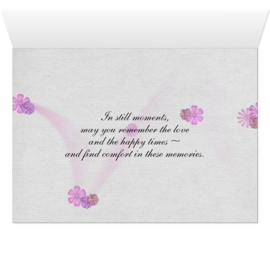 sympathy orchids and butterfly with candle (Inside Horizontal (Bottom))