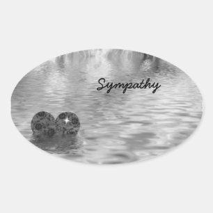 Sympathy! Oval Sticker