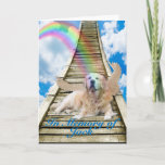 Sympathy - Rainbow Bridge - Golden Retriever Card