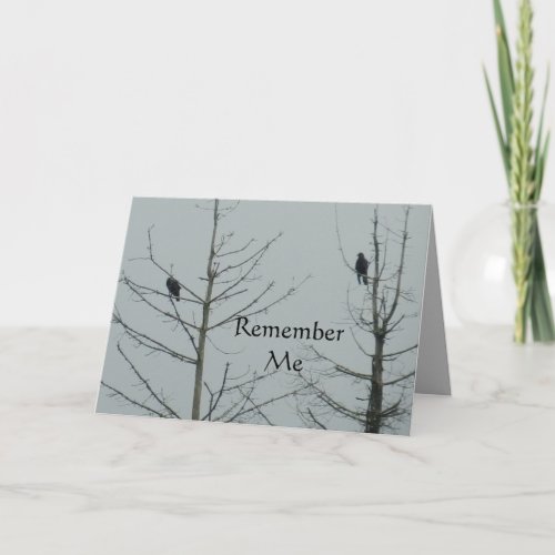 SYMPATHY REMEMBER ME card