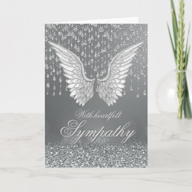 Sympathy | Silver Tears Card (Front)