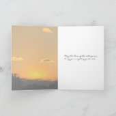 Sympathy Sunset Card (Inside)