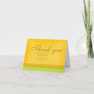 Sympathy Thank You Card