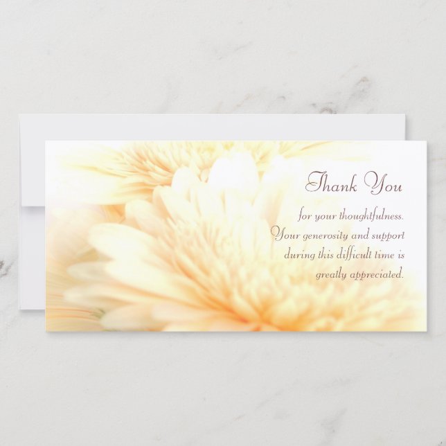 Sympathy Thank You Card (Front)