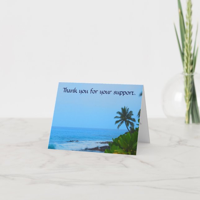 Sympathy Thank you Card (Front)