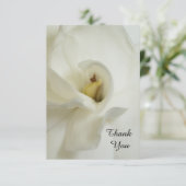 Sympathy Thank You Flat Card - Gardenia | Zazzle