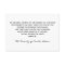 Sympathy Thank You Flat Card - Orchids