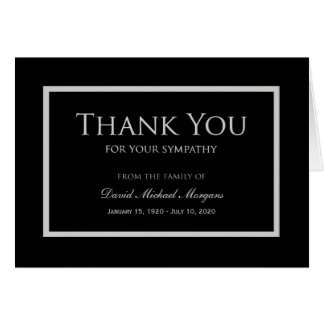 Condolence Thank You Cards | Zazzle