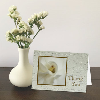 Sympathy Thank You Note Card - Gardenia by sympathythankyou at Zazzle
