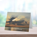 Sympathy Thank You Note Card -- Sunset Over Water at Zazzle