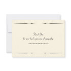 Sympathy Thank You Notes