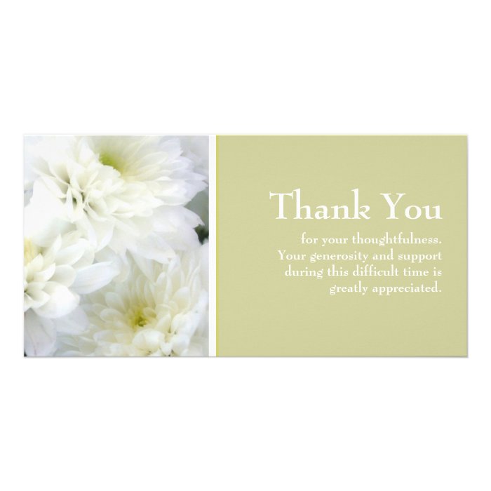 Sympathy Thank You Photo Cards