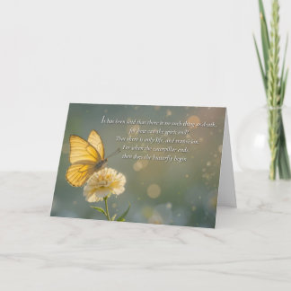 Sympathy Transitions Metaphysical Butterfly Card
