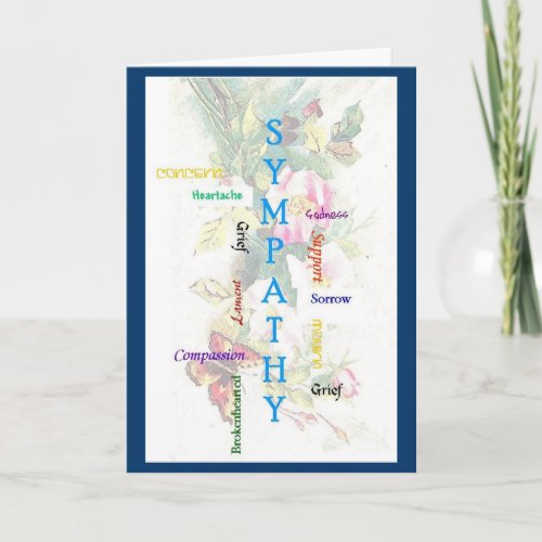 Sympathy Words Card