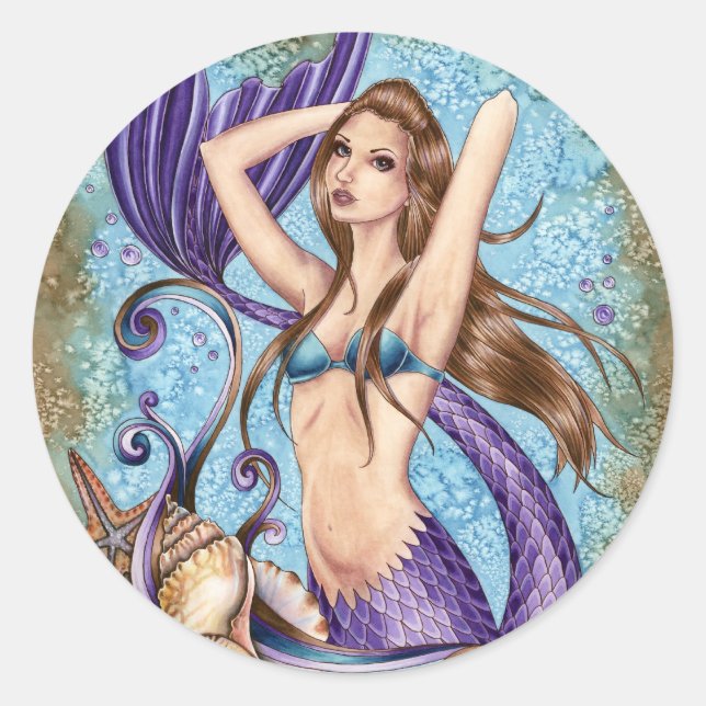 Symphoni - Ocean Mermaid Sticker (Front)