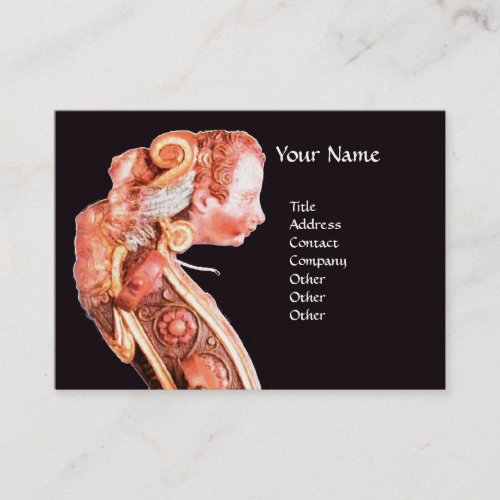 SYMPHONIA CLASSIC MUSIC ANTIQUE STRING INSTRUMENT BUSINESS CARD