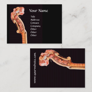 SYMPHONIA / CLASSIC MUSIC Red Brown Black Business Card