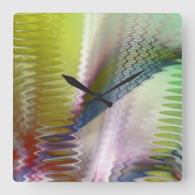 Symphonic II Square Wall Clock (Front)