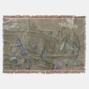 Symphonic Mountains Throw Blanket