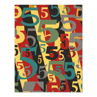 Symphony # 5 Fifth or Fiftieth Birthday Annivesary Invitation