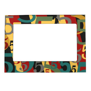 Symphony # 5 Fifth or Fiftieth Birthday Annivesary Magnetic Picture Frame