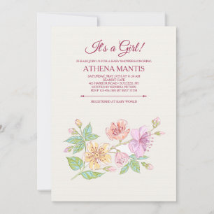 Symphony Floral Invitation