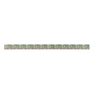 Symphony Hydrangea Poppy Floral Ribbon