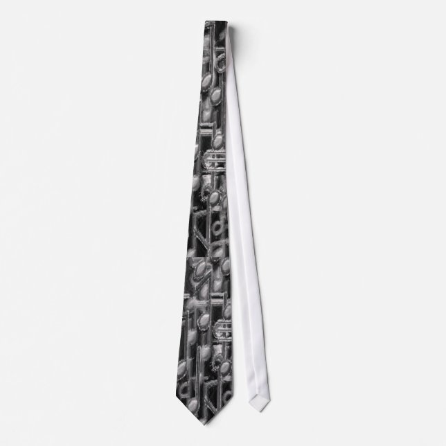 Symphony in Charcoal Neck Tie (Front)