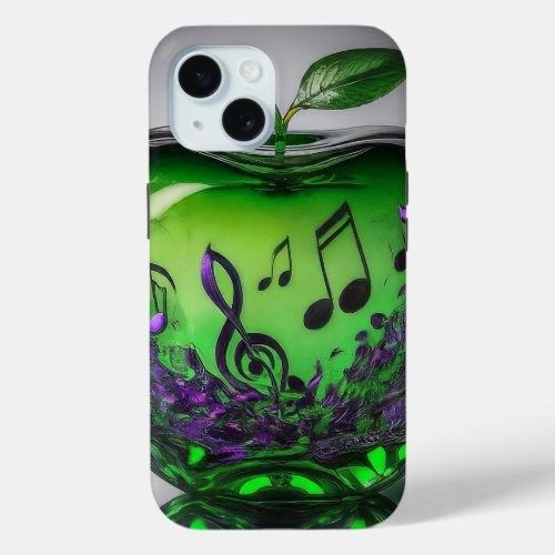 Symphony in Green iPhone 15 Case