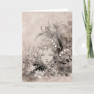 Symphony in Grey Greeting Card