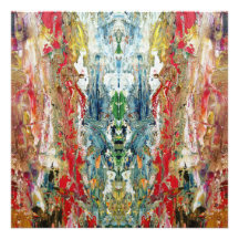 Symphony of Chaos – Abstract Real Artist’s Palette