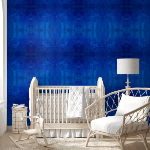 Symphony of deep blue shades L-size pattern Wallpaper