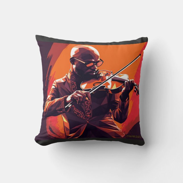 SYMPHONY OF FUNK #1 THROW PILLOW (Front)