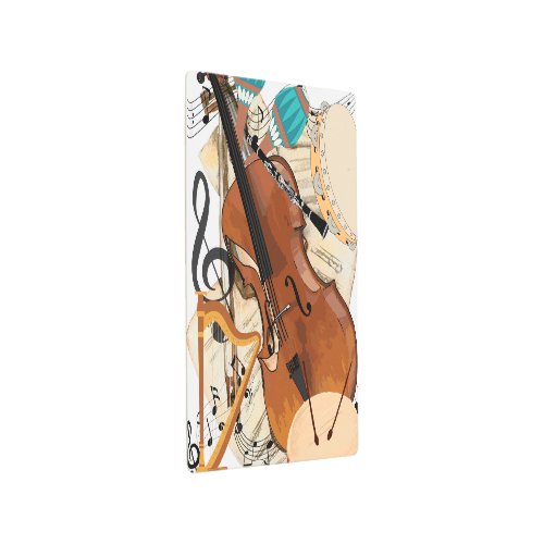 Symphony of Instruments Metal Print