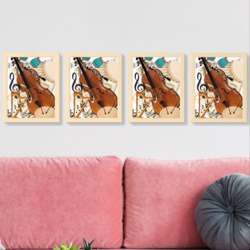 Symphony of Instruments Wall Art Sets