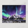 Symphony Of Lights - Beautiful Aurora Scenery Postcard
