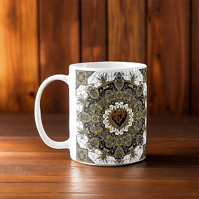 Symphony of love on a honeycomb coffee mug (Creator Uploaded)