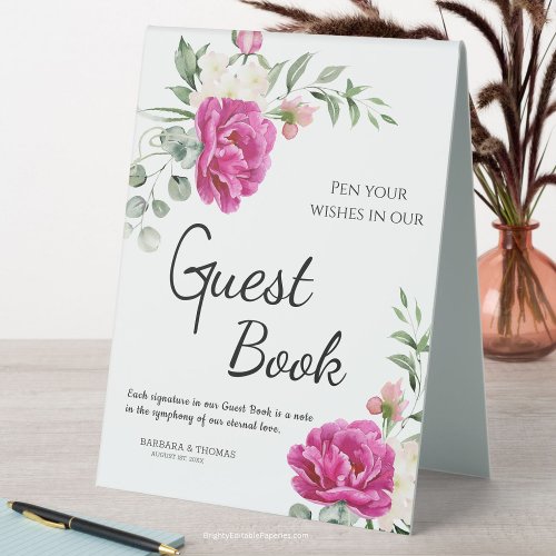 Symphony of Love Wedding Guest Book Sign