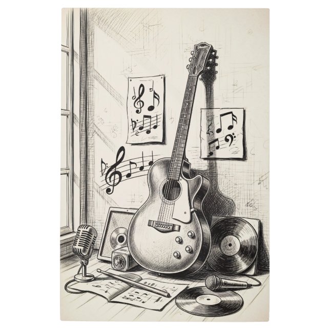 Symphony of Memory Metal Print (Front)