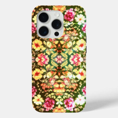 Symphony of Nature A Vibrant Tapestry iPhone 15 Pro Case