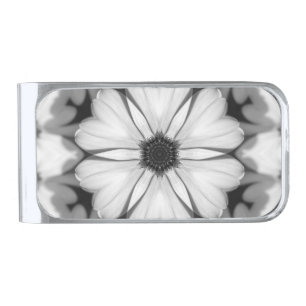 Symphony of Petals Silver Finish Money Clip